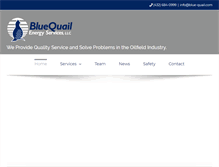 Tablet Screenshot of blue-quail.com